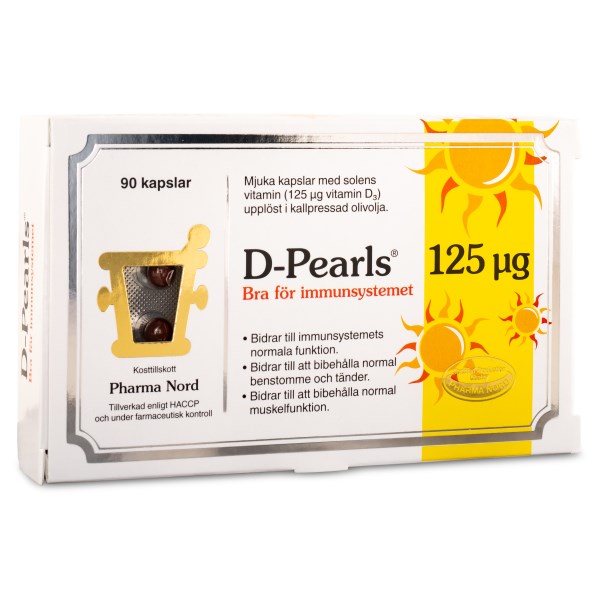 Pharma Nord D-Pearls 125 Ug, 90 kaps