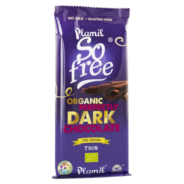 Plamil So Free Vegansk Choklad Dark chocolate 80 g