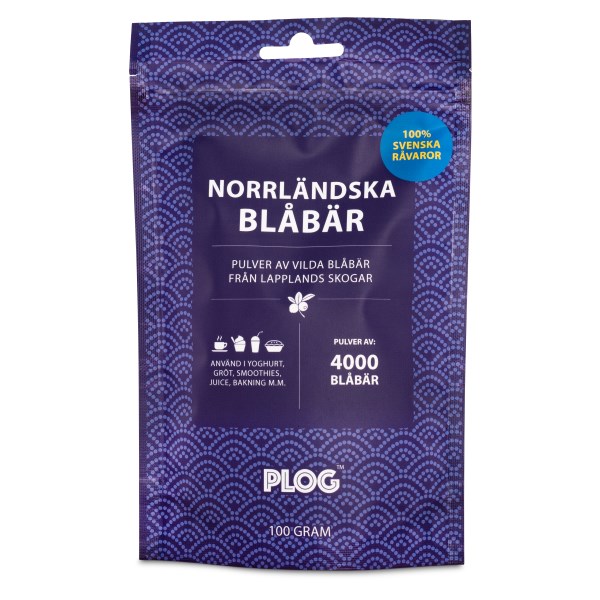 PLOG Norrländska Blåbär, 100 g