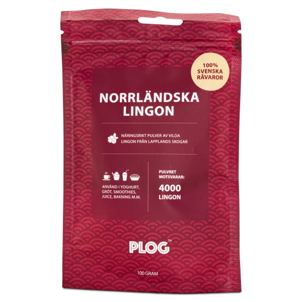 PLOG Norrländska Lingon 100 g