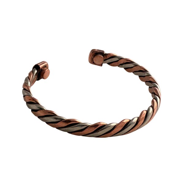 Prio Vitality Armband Koppar Flätad, One size