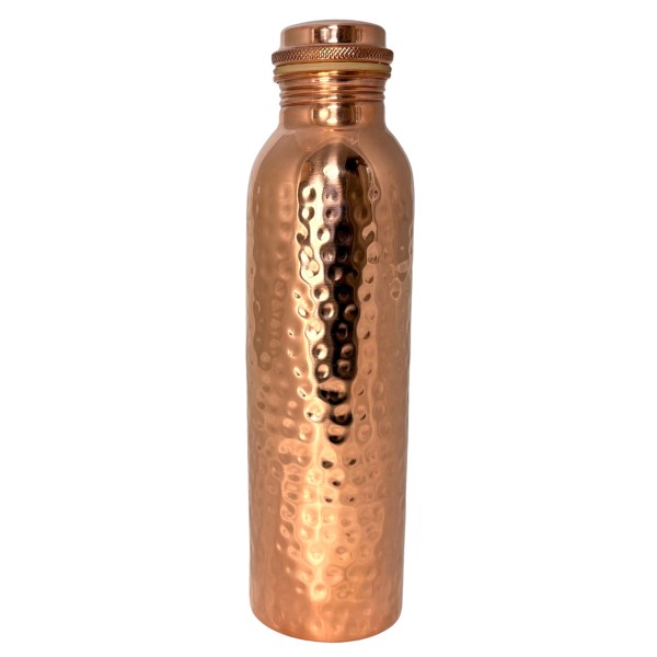 Prio Vitality Kopparflaska, 600 ml, Hamrad yta