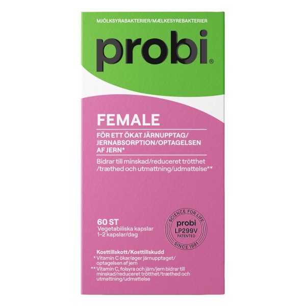 Probi Female Mjölksyrabakterier, 60 kaps