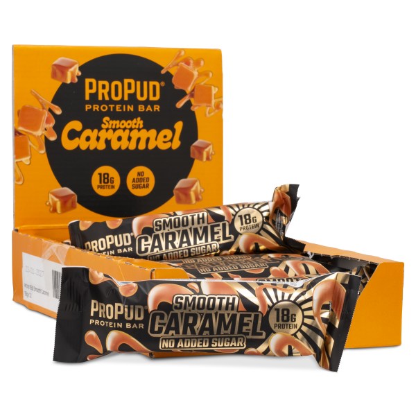 ProPud Protein Bar, Smooth Caramel, 12-pack