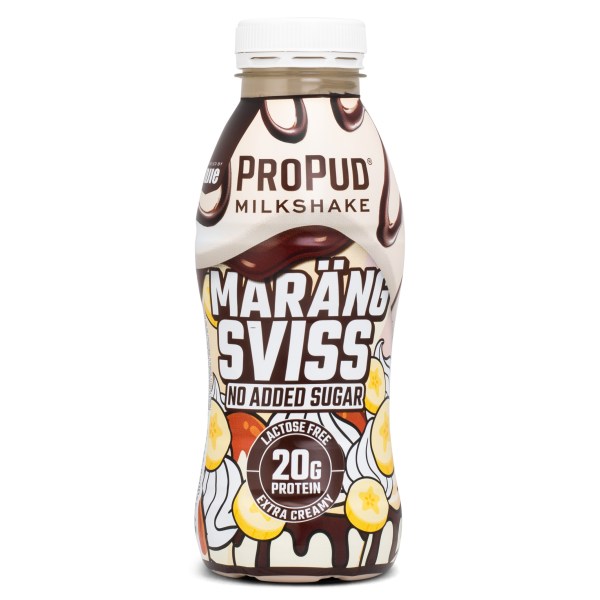 ProPud Protein Milkshake, Marängsviss, 330 ml