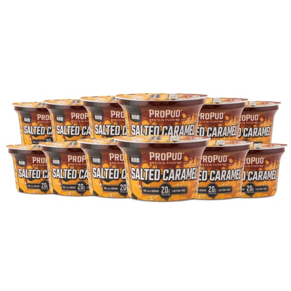 ProPud Proteinpudding, Salted Caramel, 12-pack