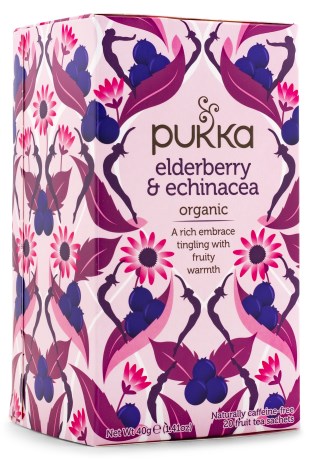 Miniatyrbild Pukka Elderberry & Echinacea, 20 p�sar
