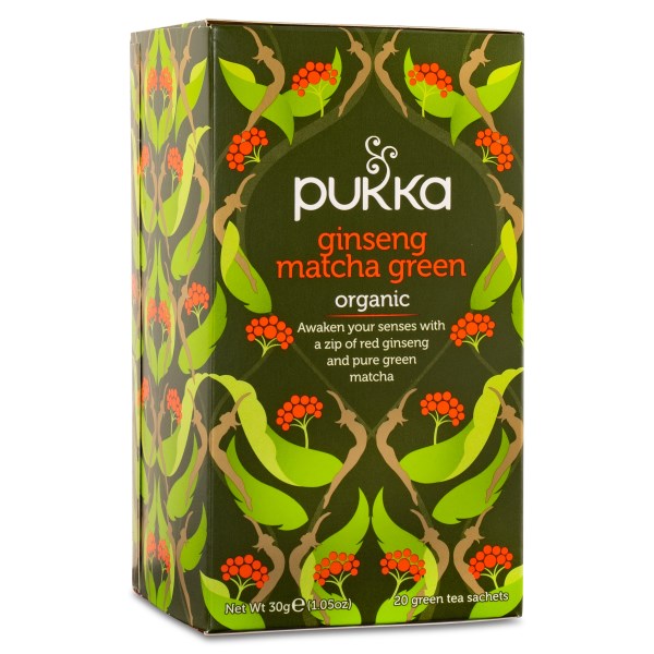 Pukka Ginseng Matcha Green 20 påsar Pukka Ginseng Matcha Green 20 påsar