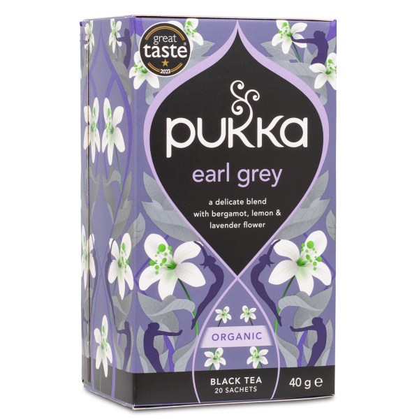 Pukka Te Gorgeous Earl Grey, 20 påsar