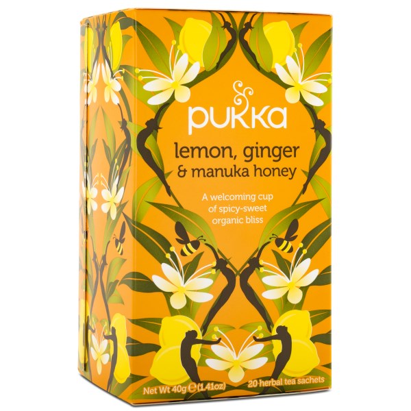 Pukka Te Lemon, Ginger & Manuka 20 påsar