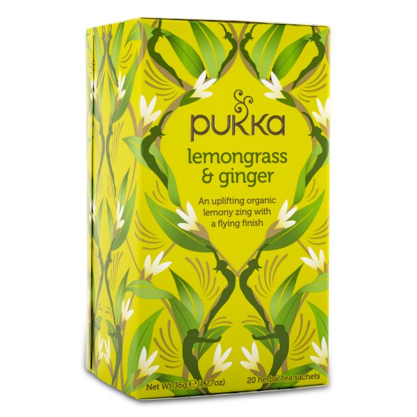 Pukka Te Lemongrass & Ginger 20 påsar