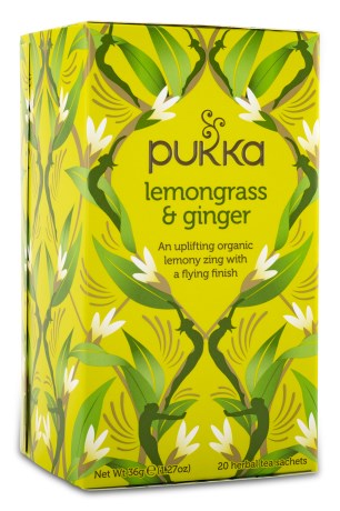 Miniatyrbild Pukka Te Lemongrass & Ginger, 20 psar