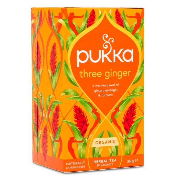 Pukka Te Three Ginger, 20 påsar