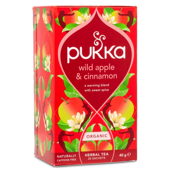 Pukka Te Wild Apple & Cinnamon, 20 påsar