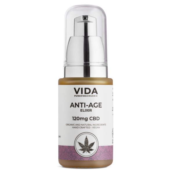 Pura Vida CBD Antiage Facial Elixir, 30 ml