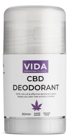 Miniatyrbild Pura Vida CBD Deodorant Stick, 30 ml