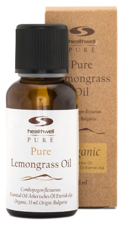 Miniatyrbild Healthwell PURE Citrongrsolja EKO, 33 ml