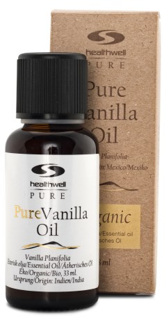 Miniatyrbild Healthwell PURE Vaniljolja EKO, 33 ml