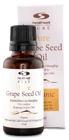 Miniatyrbild Healthwell PURE Vindruvskrnolja EKO, 33 ml