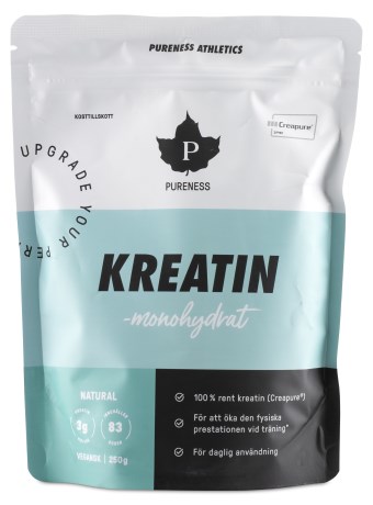 Miniatyrbild Pureness Athletics Kreatin Creapure, Natural, 250 g