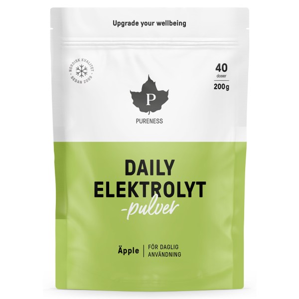 Pureness Daily Elektrolytpulver, Äpple, 200 g