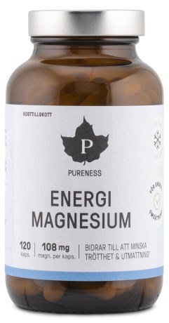 Miniatyrbild Pureness Energi Magnesium, 120 kaps