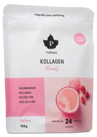 Miniatyrbild Pureness Kollagen Beauty Pulver, Hallon, 150 g