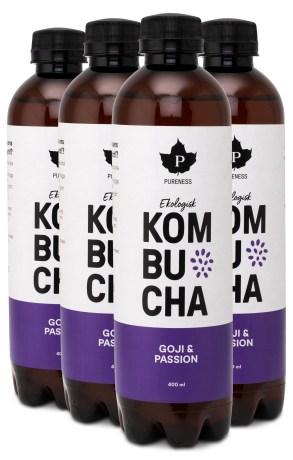 Miniatyrbild Pureness Kombucha Eko, Goji & Passion, 4-pack