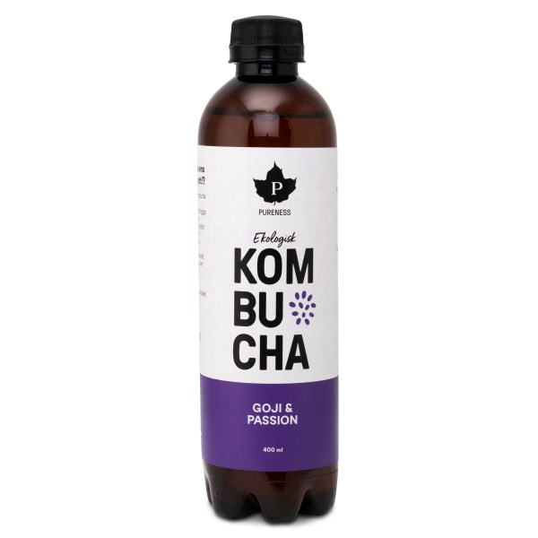 Pureness Kombucha Eko, Goji & Passion, 400 ml