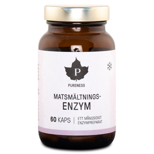 Pureness Matsmältningsenzym, 60 kaps Pureness Matsmältningsenzym, 60 kaps