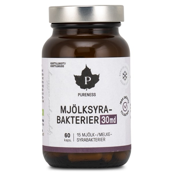 Pureness Mjölksyrabakterier, 60 kaps