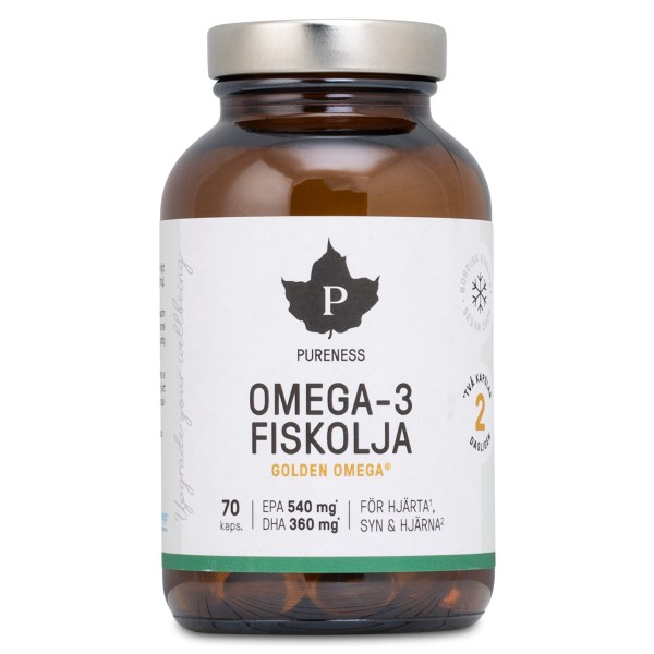 Pureness Omega-3 Fiskolja, 70 kaps