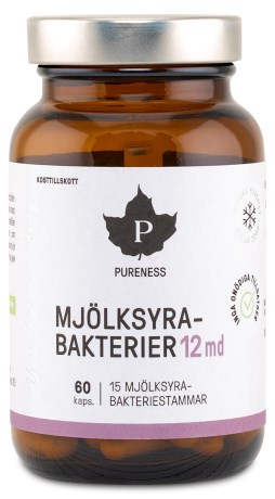 Miniatyrbild Pureness Starka Mj�lksyrabakterier 12 md, 60 kaps