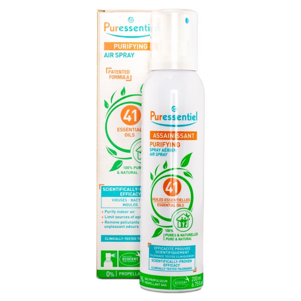 Puressentiel Purifying Air Spray w 41 Essential Oils, 200 ml