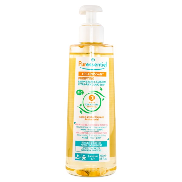 Puressentiel Purifying Liquid Surgras Soap Antibacterial action, 250 ml