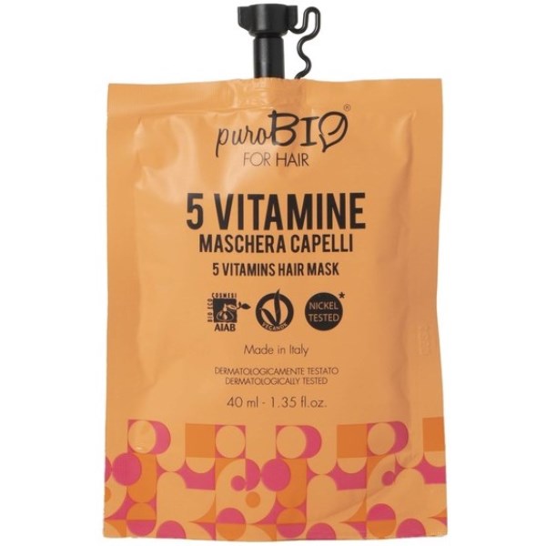 puroBIO 5 Vitamin Hair Mask, 40 ml