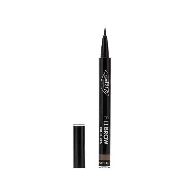 puroBIO Fillbrow Brush Pen, 0,7 ml, 02 Soft Brown