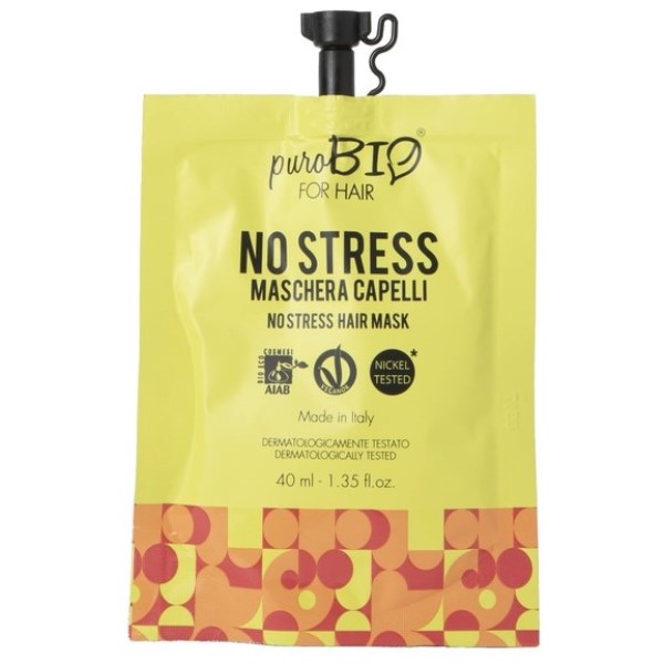 puroBIO No Stress Hair Mask, 40 ml