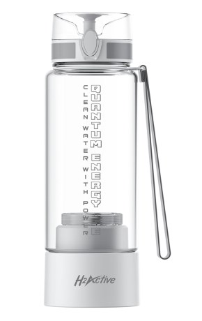 Miniatyrbild Quantum Energy H2 Active Hydrogen Water Vteflaska, 380 ml, Vit