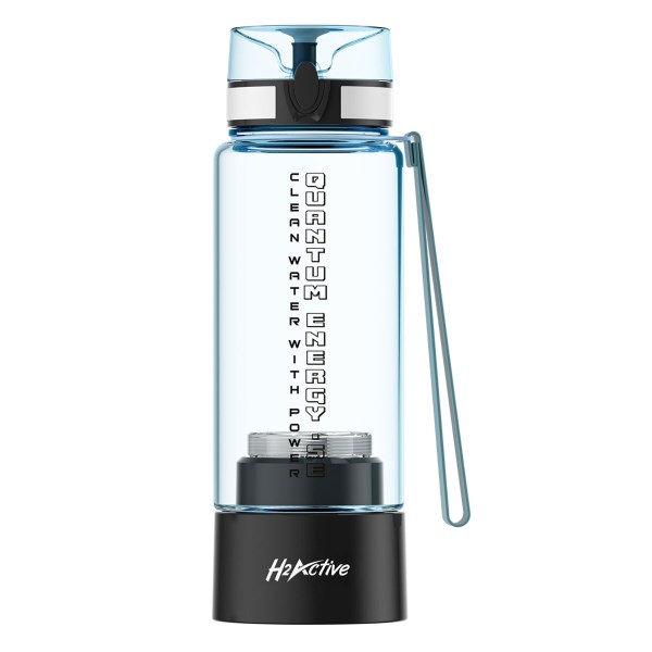 Quantum Energy H2 Active Hydrogen Water Väteflaska, 380 ml, Svart