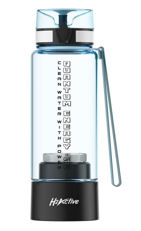 Miniatyrbild Quantum Energy H2 Active Hydrogen Water Vteflaska, 380 ml, Svart