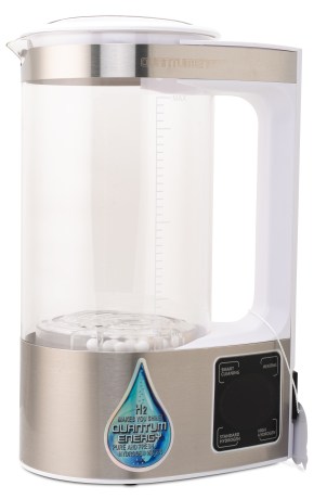 Miniatyrbild Quantum Energy H2 Hydrogen Water Can fr Vtevatten 1.8 L, T10, Vit/Borstad Metall
