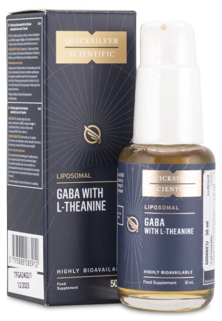 Miniatyrbild Quicksilver Scientific Liposomal GABA + L-teanin, 50 ml