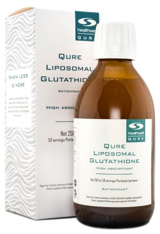 Miniatyrbild Healthwell QURE Liposomal Glutation, 250 ml
