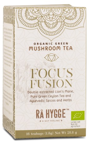 Miniatyrbild R Hygge Green Tea Focus Fusion Lions Mane, 16 psar
