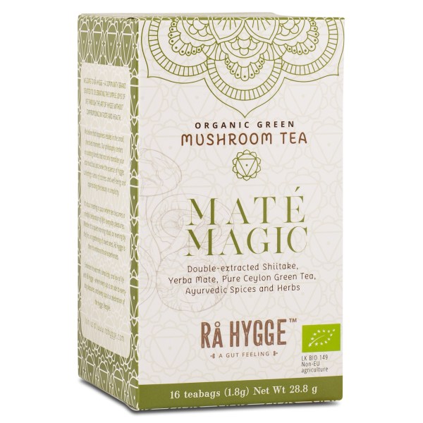 Rå Hygge Yerba Mate Magic Shiitake, 16 påsar