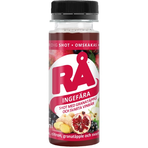 RÅ Ingefära Shot med Granatäpple, Granatäpple, 65 ml