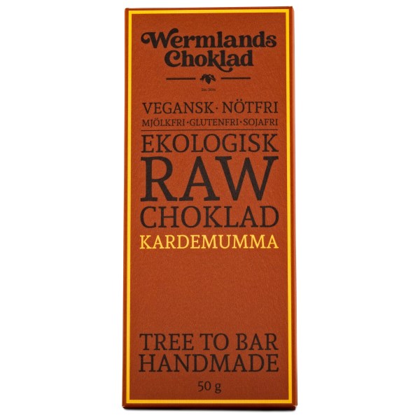 WermlandsChoklad Rawchoklad EKO 50 g Kardemumma