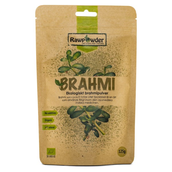 RawPowder Brahmi Pulver EKO 125 g