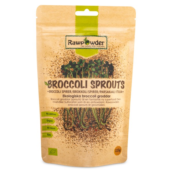 RawPowder Broccoligroddar 115 g